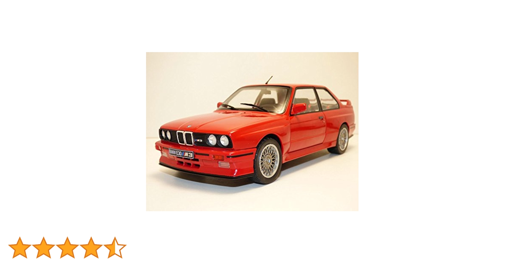 BMW M3 E30 レッド 1/18 1990 BMW M3 (E30) RED 1:18 by SOLIDO S1801502 BRAND NEW IN